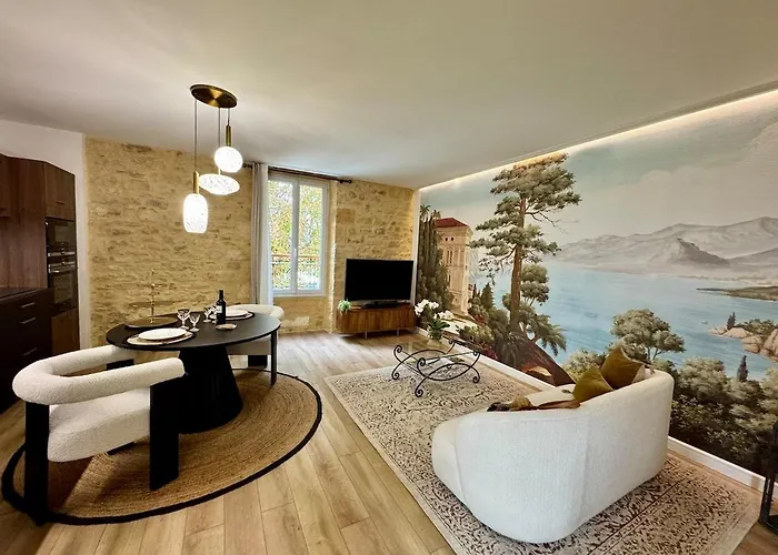 Le Majoral Quiet 5 Mins Walking From Historic Town, Garden, Covered Terrace, Parking, Air Cond, Private Parking, Fiber *